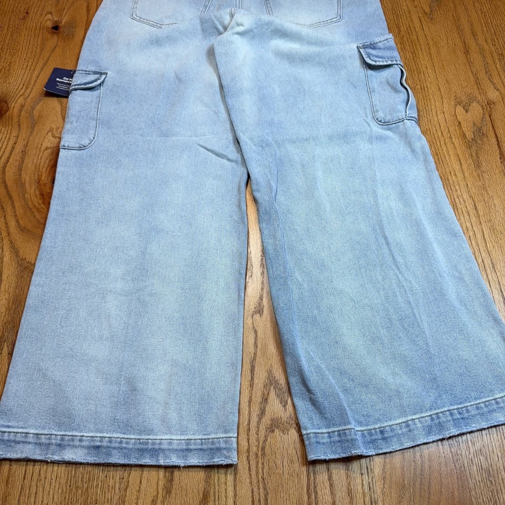NWT Oliver Logan Women's Jeans 34 (36X29) Madison Wide Leg Baggy Cargo Boho - Picture 10 of 10